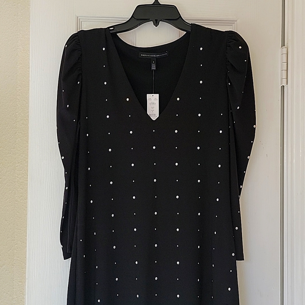 Black dress with silver embellishments size small